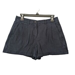 J.‎ Crew 3" Pleated Heritage Chino Short Womens Size 2 Navy NWT $69 CI579